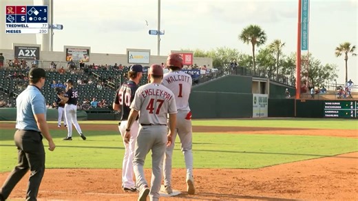 Sebastian Walcott's fifth three-hit game of season