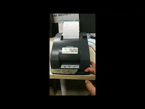 Cara memperbaiki atau mereset printer epson TM-U220 versi LAN/USB
