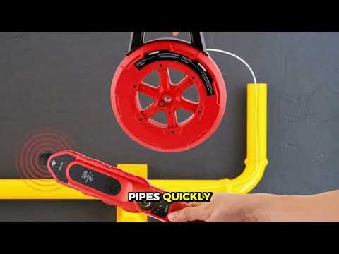 Pipeline Blockage Detector – 20M Pipe Scanner Tool for Plumbers, Iron Pipe Clogging Diagnostic