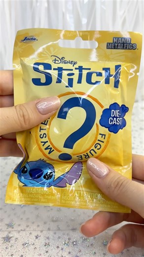 ASMR Unboxing Nano Metalfigs Stitch mystery figure💙 #asmr #stitch #blindbag #unboxing #fyp #shorts