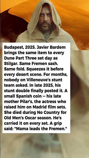 What Javier Bardem Carries to Every Dune 3 Set Day Was Finally Revealed by His Stunt Double