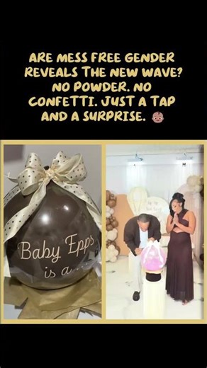 No balloons. No explosions. Just One Tap and a Life-Changing Color 💙💗 #genderreveal #babyshower