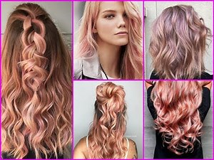 Top-25 Best Rose Gold Hair Color Ideas - Hairstyle Trends 2017