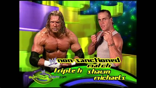 Shawn Michaels vs. Triple H 2002.8.25