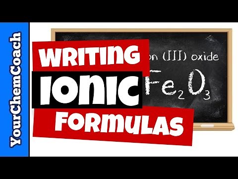 Practice Writing Ionic Formulas