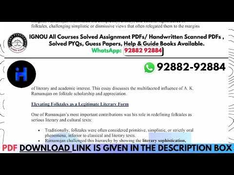 IGNOU MEG-16 SOLVED ASSIGNMENT 2025-26 | IGNOU MA (English) Solved Assignment 2025-26 | IGNOUHUB