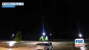 Watch: Lightning illuminates night sky above Marble Falls, Texas