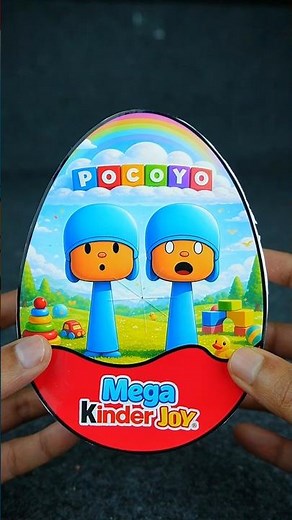 Pocoyo (Como lo mueve lo lo) My Sprunki OC Mega Kinder Joy Unboxing #diy #craft