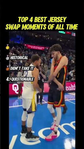 NBA Ranking: Top 4 BEST Jersey Swap Moments of All Time