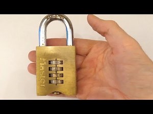 Decoding: Masterlock 651 EURD Brass Combination Padlock