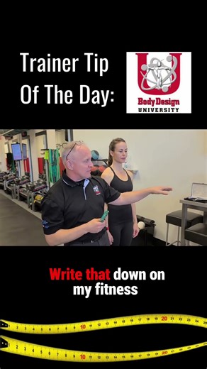 Checking body fat during a fitness profile using skinfold calipers 📏