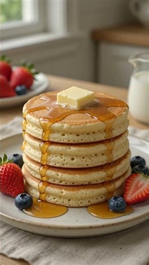 Fluffy Japanese Soufflé Pancakes | Soft & Airy Breakfast 🥞