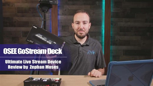 Osee's GoStream Deck seamlessly integrates powerful functions into a compact device. It features a full functional production switcher, a multiview, a standard audio mixer, a direct-to-web stream engine, a video recorder, a video player, and built-in comprehensive controls. Connecting GoStream Deck to a portable monitor for multiview and to a number of HDMI or UVC cameras allows you to effortlessly set up a live stream event like a seasoned professional. Video Input： IN 1~4 HDMI Input USB 2 Webc