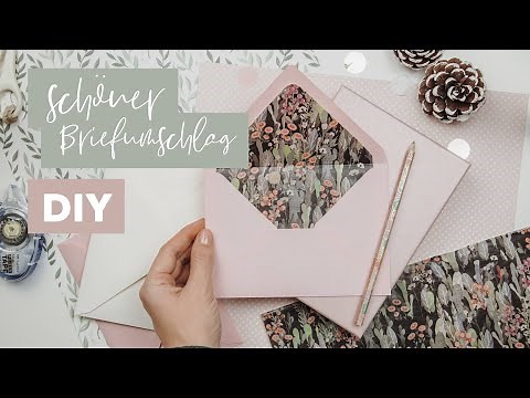 Briefumschlag ganz einfach verschönern I DIY I Mini-Tutorial I Cayaline