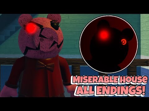 HOW TO COMPLETE CHAPTER 1: MISERABLE HOUSE (ALL ENDINGS) IN PIGGY'S MISERABILITY - ROBLOX
