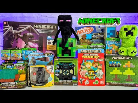 NEW Minecraft Unboxing Toy Collection ASMR no talking