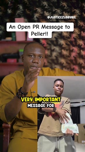 An Open PR Message to Peller @₱ɆⱠⱠɆⱤ #africaspremiumprstrategist #justicezubby #PublicRelations