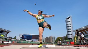 Chase Ealey Breaks Women's Shot Put American Record At Prefontaine Classic - FloTrack