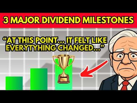 3 Dividend Milestones That Change EVERYTHING!