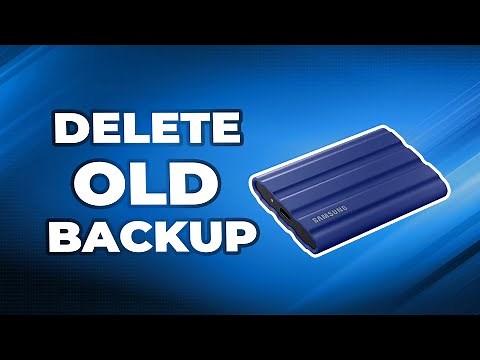 Can I Delete Old Backups from External Hard Drive?