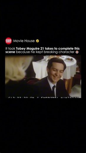 Tobey Maguire 21 takes to complete this scene