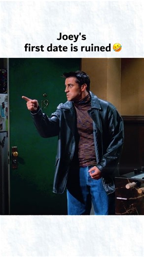 Joey's first date is ruined because of Chandler and Monica 🤣 #short #edit #viral #comedy #friends