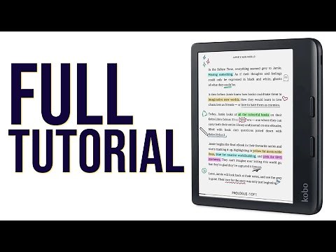 Full Kobo & Kobo Libra Colour Tutorial