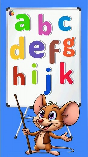 learn Abcd with Mouse #rhymes #abcd