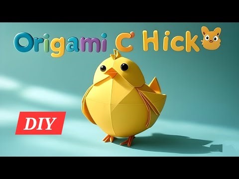 How to Make a Cute Origami Chick 🐥 | Full Easy Paper Craft Tutorial