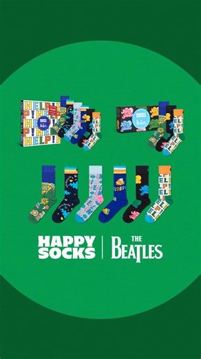 Keep it cozy & fun this autumn with colorful socks! Shop brand new Happy Socks on The Beatles Official Store! | The Beatles