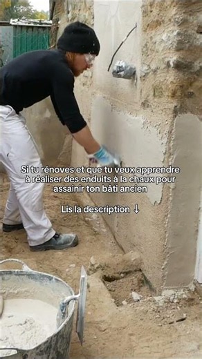 Enduit à la chaux