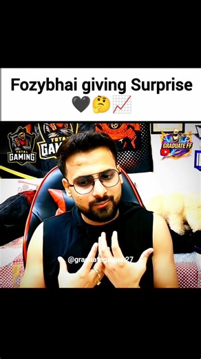 Fozybhai Reveal Surprise?🖤🤔📈#freefire #fozyajay #surprise #tgesports #totalgaming #iqootg #ffnews
