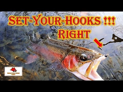 Trout-Fishing TIPS !!! [ How To SET-THE-HOOK ] What Hooks To Use ???