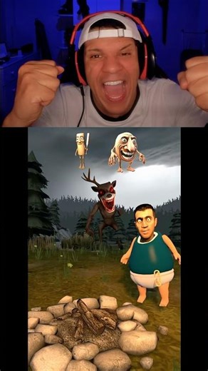 Brainrots vs Deer 99 nights in the forest Part 1 🧢 Alan Weslley #99nightintheforest #sfm