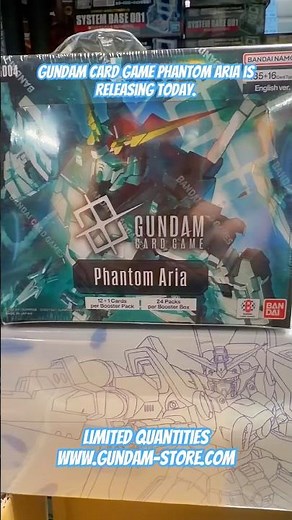 Gundam card game - Phantom Aria is releasing today. Get yours now! #tcg #ccg #gundamcardgame #gundam