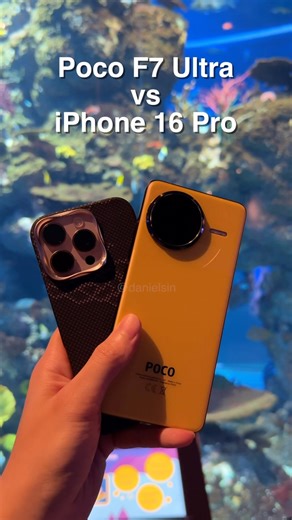 Daniel Sin on Instagram: "Poco F7 Ultra vs iPhone 16 Pro Lowlight Zoom Test! Which one do you think did it better?"