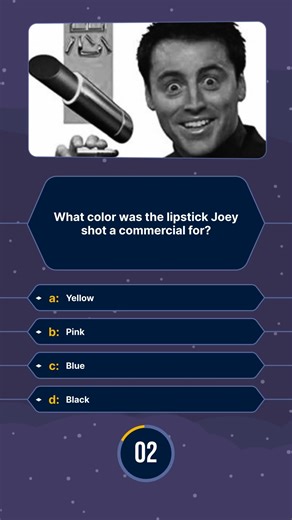 What color was the lipstick Joey shot a commercial for?