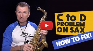 Can't get D on Sax? This will help