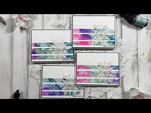 How to create STUNNING Alcohol Ink Christmas Cards✨