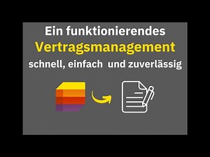 Erstelle ein funktionierendes Vertragsmanagement in Microsoft 365 in 10 Minuten