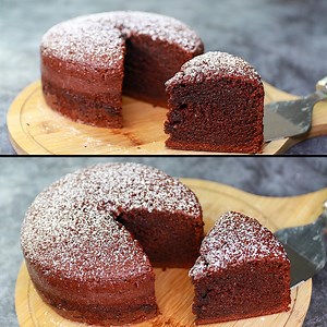 383K views · 1K shares | Chocolate Condensed Milk Cake | Eggless & Without Oven | Yummy Recipes | Facebook