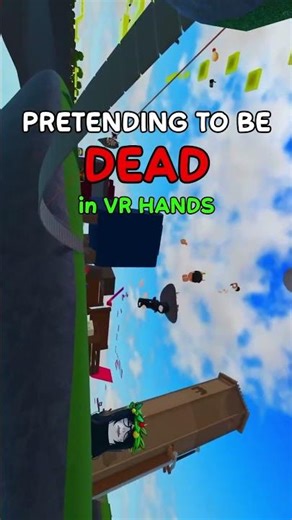 SHE TRIED TO KISS ME in VR HANDS!? ☠️ #shorts #roblox #gaming