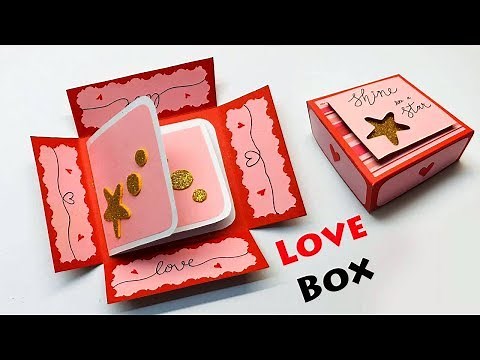 Love Box Card | Love Greeting Cards Latest Design Handmade | I Love You Card Ideas 2020 | #72