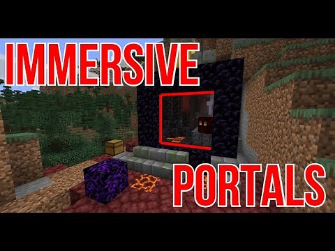 como baixar e instalar mod immersive portals 1.17.1