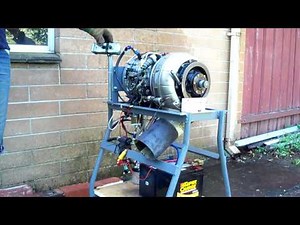 JFS100 Turbine test3, Set to idle