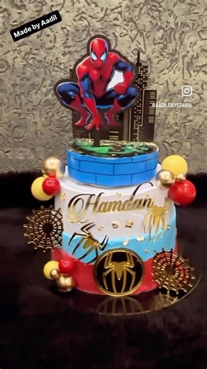 Spider Man cake⚜️ #cake #cakedecorating ⚜️