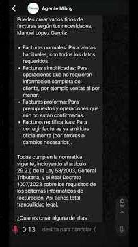 🚀 Crea facturas con tu voz desde WhatsApp con IAhoy.