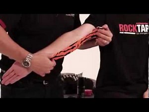 Rocktape application for Golfer's Elbow