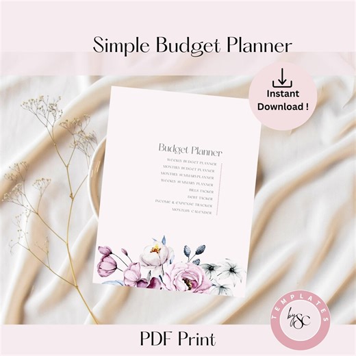 Personal Budget Planner Printable, Income, Expense, Debt Tracker (PDF Download) - Etsy Australia
