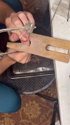 Sawing out a backplate. #silversmith #metalsmith #jewelrysawing